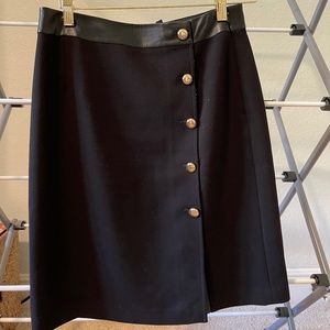 White House Black Market Black Skirt